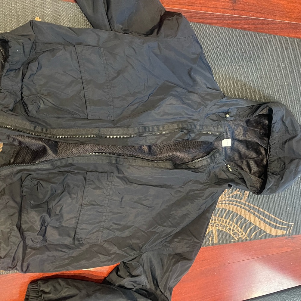 Old Navy Black Hooded Ski Jacket